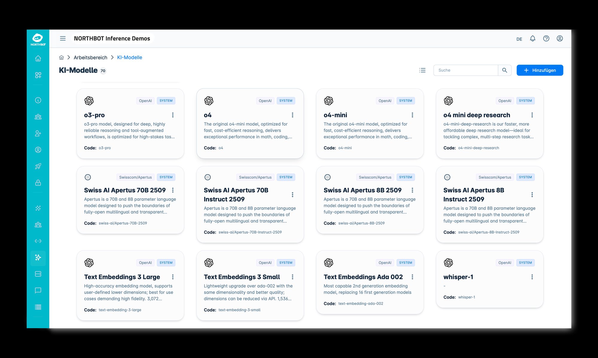 NORTHBOT Interface Demo